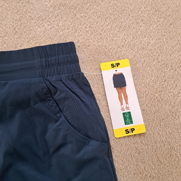 NWT Pacific Trail Blue Skort Women's Small Stretch Skirt With Shorts - Picture 5 of 11